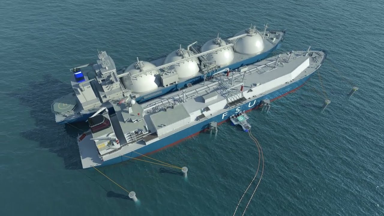 Floating, Jettyless IQuay™ Configuration with an FSU / FSRU | ECONNECT Energy