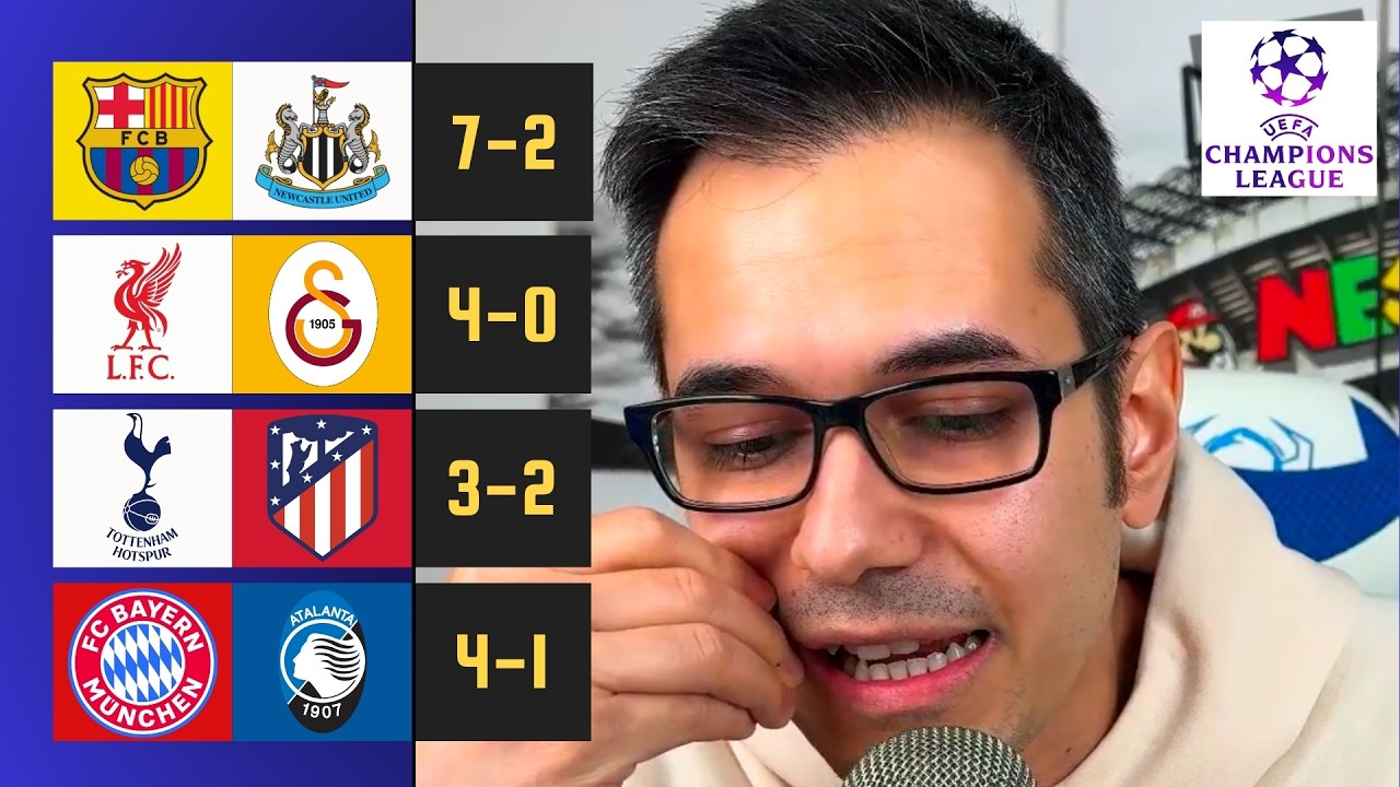 CHI È PIÙ DISGUSTOSO⁉️ BAYERN-ATALANTA 4-1 e BARÇA, ATLETICO e LIVERPOOL