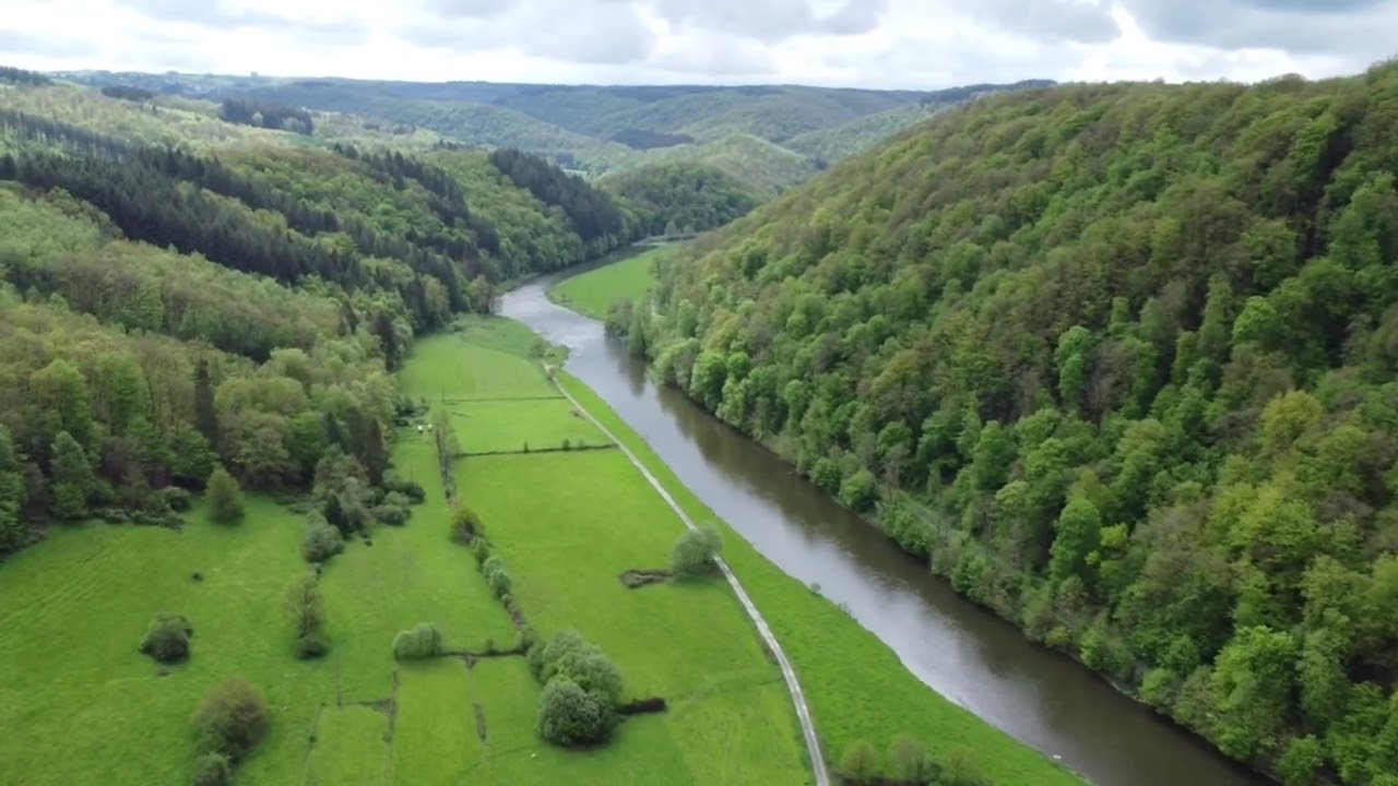 Drone vlucht door de Ardennen