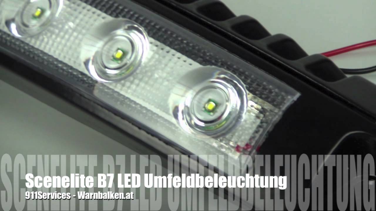 Scenelite SI7 LED Umfeldbeleuchtung - 911Services Warnbalken.at