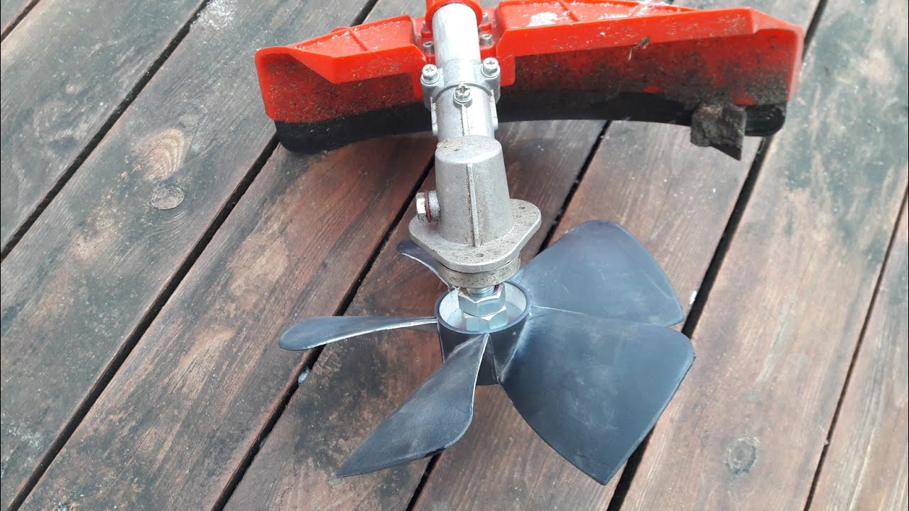 DIY How to make brush cutter leaf blower. Amazing homemade inventions