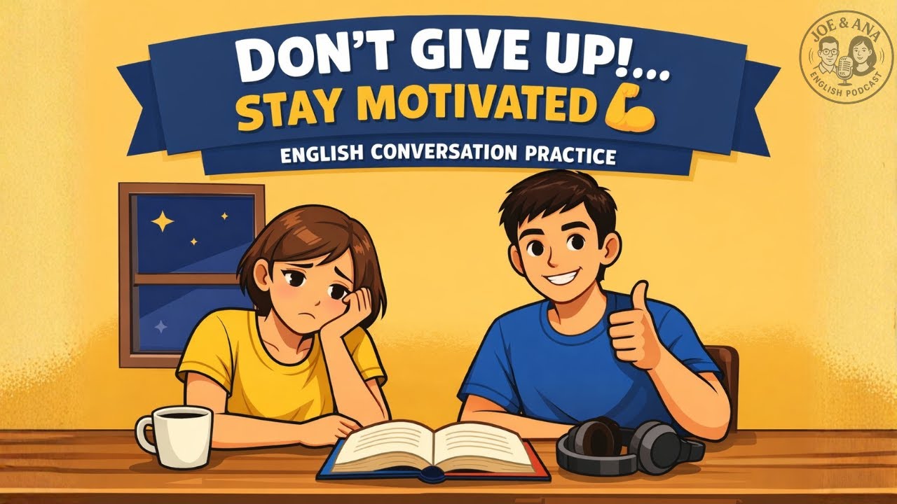 How to Stay Motivated and Finish Your Goals in English | A2–B1 Practice