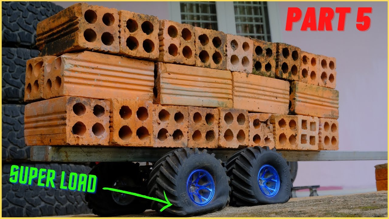 DIY GIANT RC 6 WHEELS LOG TRUCK | 6WD 6X6 RC TRACTOR | PART 5 | INSTALLATION REAR LEAF SPRING