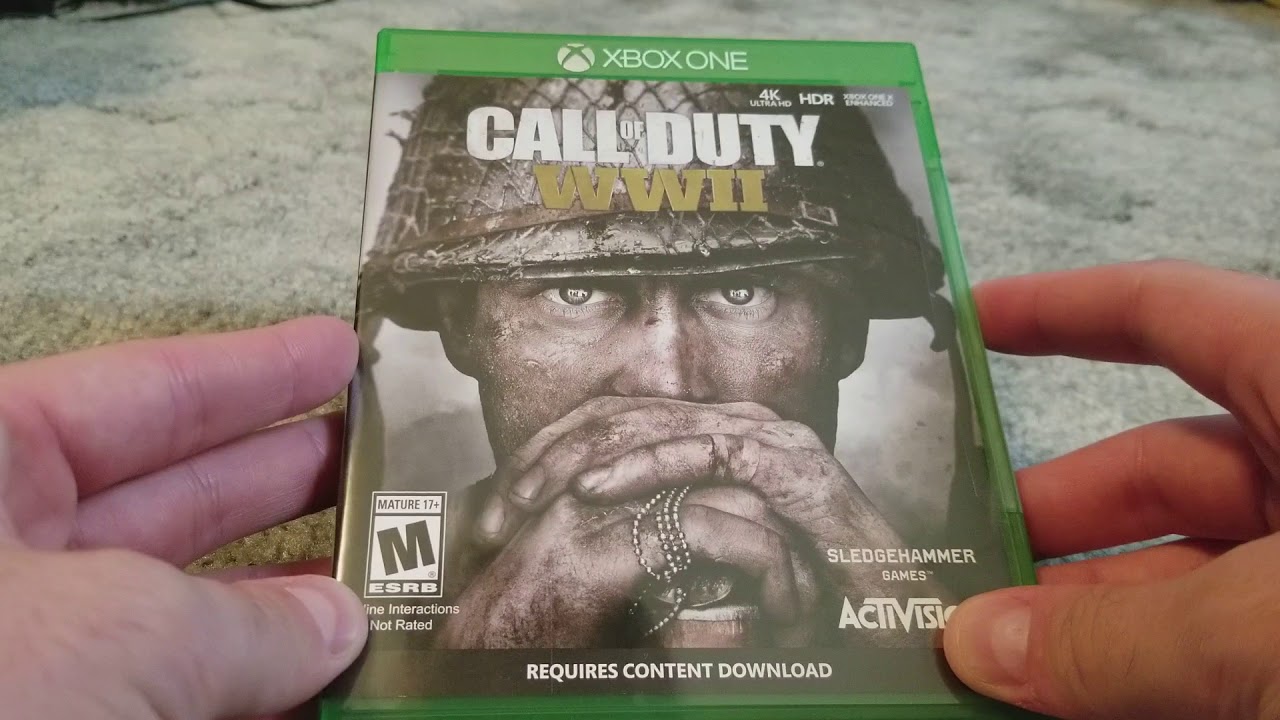 Call of Duty WW2 Xbox One Unboxing