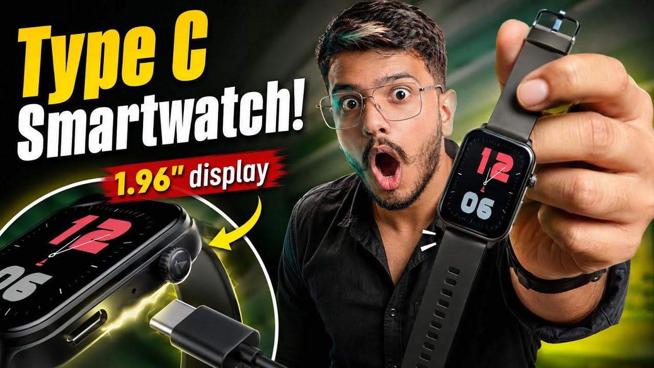 I Bought India's 1st Type-C Charging Smartwatch! ⚡&mdash; Boat Storm Call 4.
