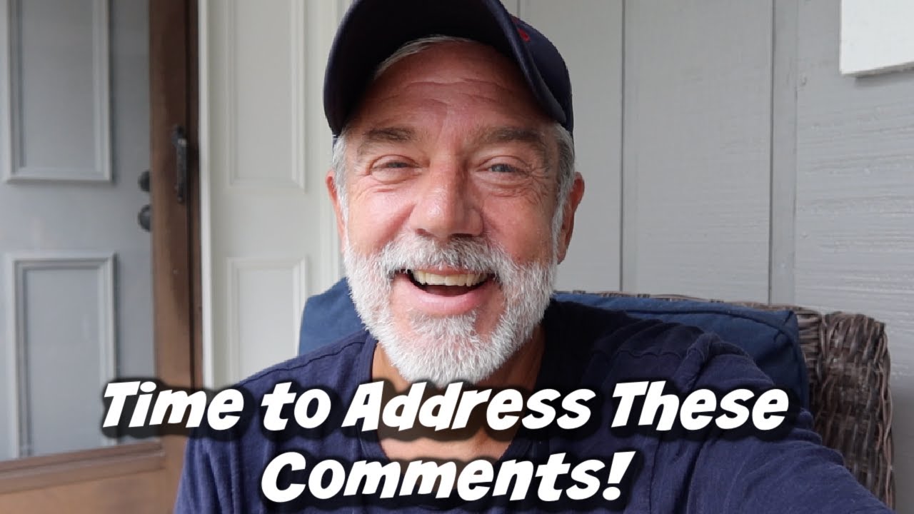 TIME TO ADDRESS THESE COMMENTS!