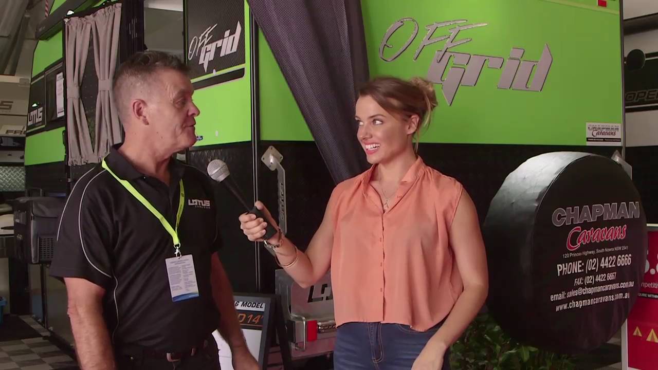 Check out Lotus' New Off Grid Caravan at the 2016 Sydney Caravan Show