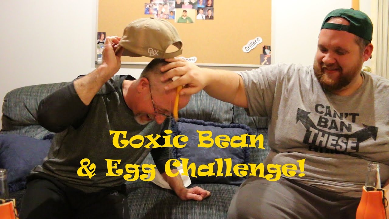 Uncle Larry and Joe take on the Toxic Bean & Egg challenge!!