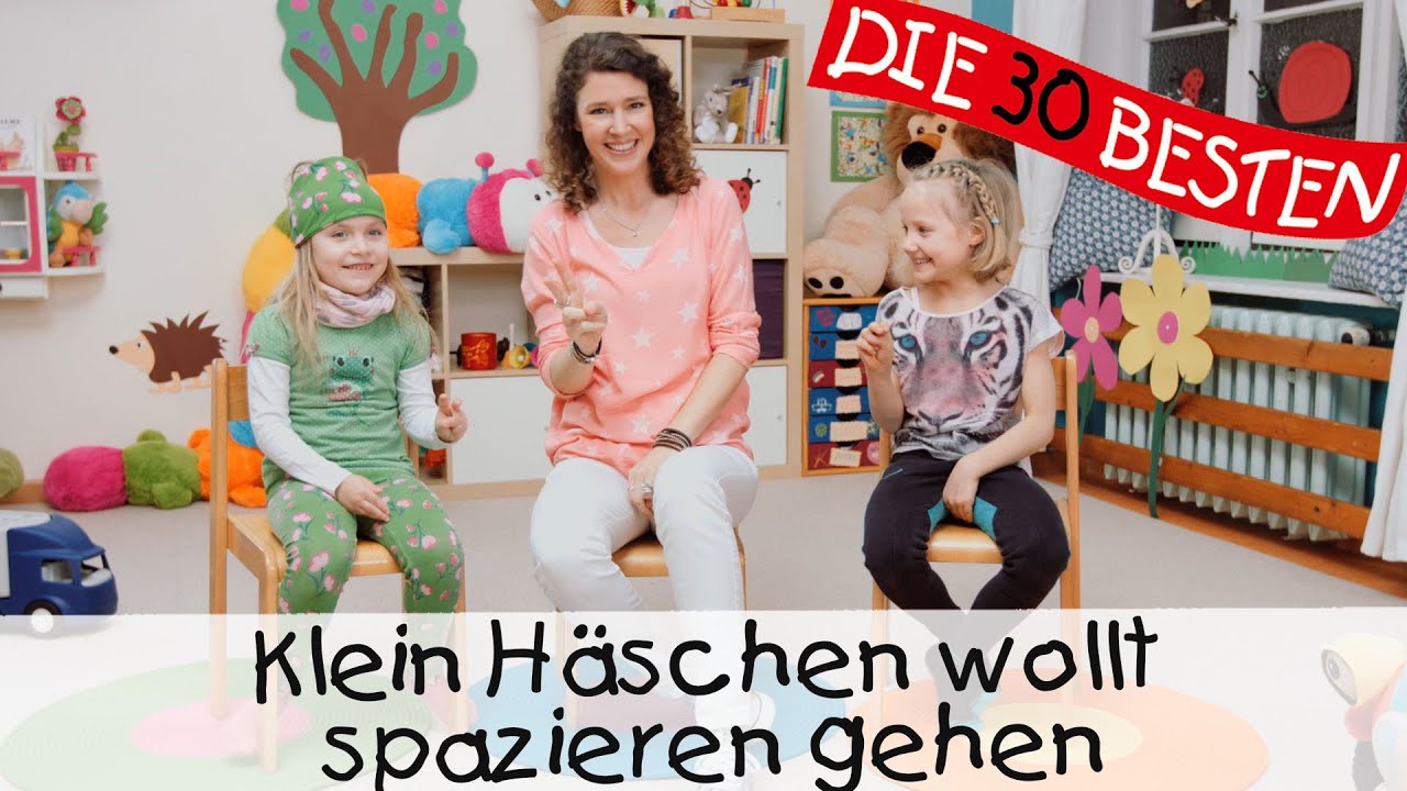🌺 Klein Häschen wollt spazieren gehen - Singen, Tanzen und Bewegen || Kinderlieder