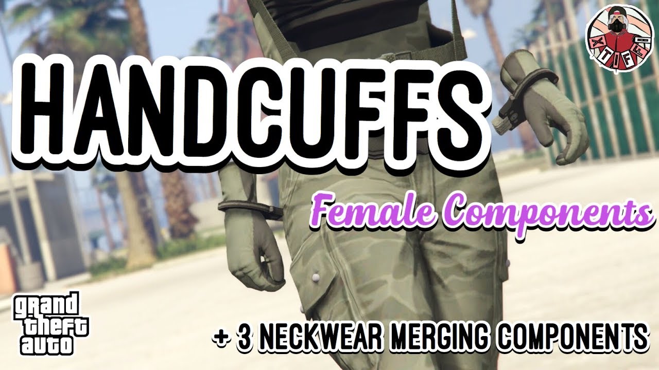 *PATCHED* GTA5 | New Merge Neckwear* HANDCUFF Female Component Outfits