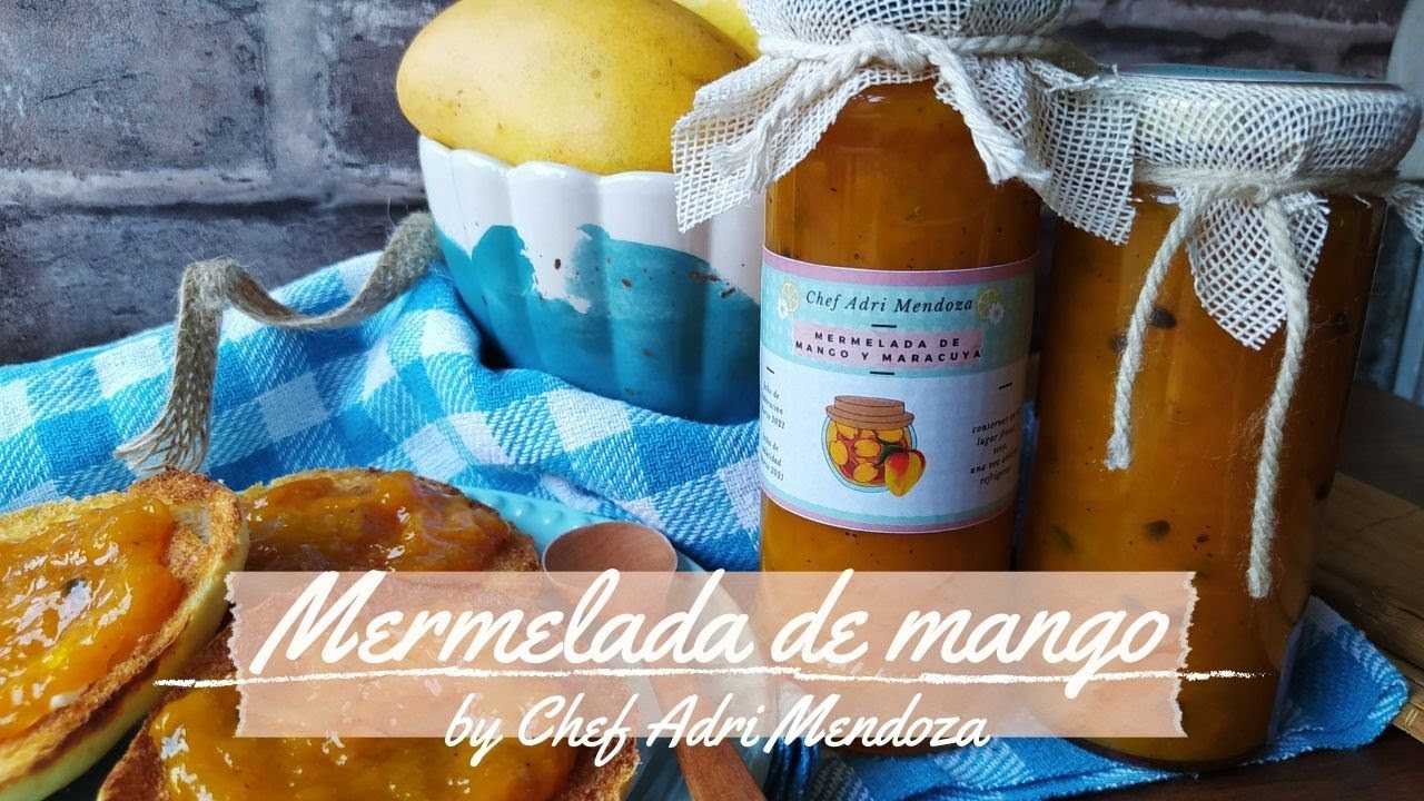 MERMELADA DE MANGO CON MARACUYÁ