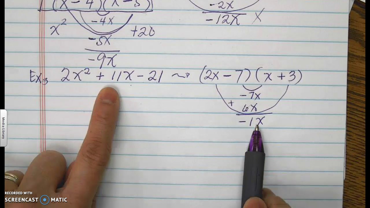 Factoring by Trial and Error