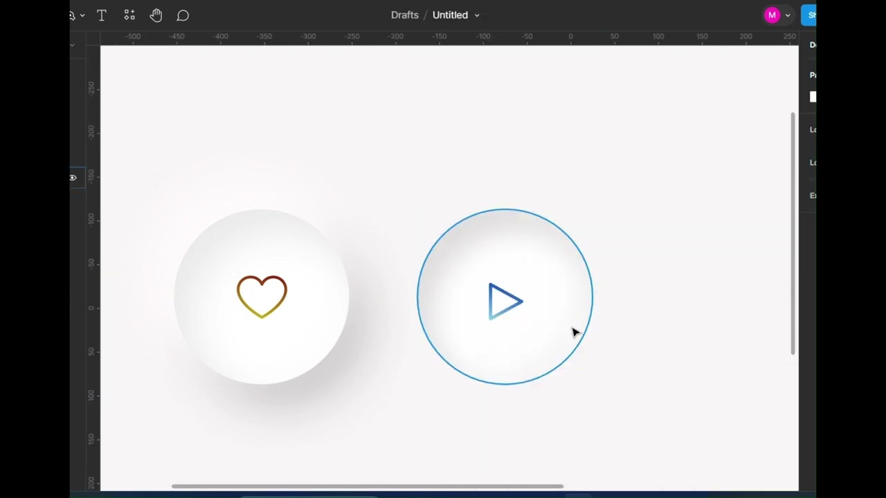 neumorphic button