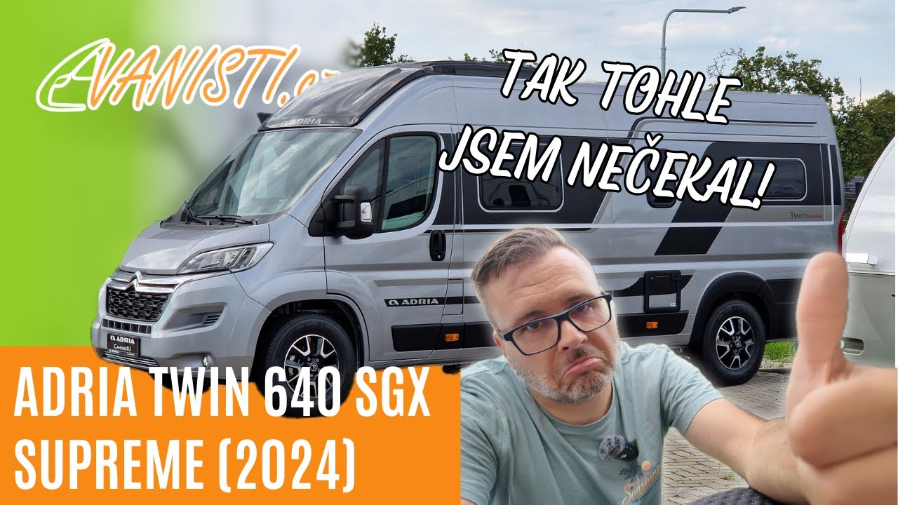 Adria Twin 640 SGX Supreme (2024) - prohlídka vozu - roomtour