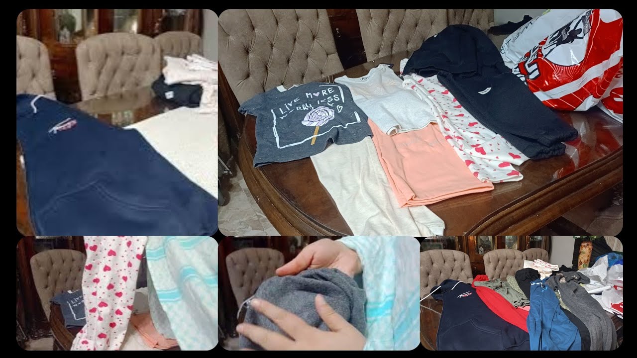 مشتريات الملابس الشتويه والصيفي كمان للصيف الجاي ليه و لبنتي للبيت و الخروج و كلة ب 1500ج من المحلات