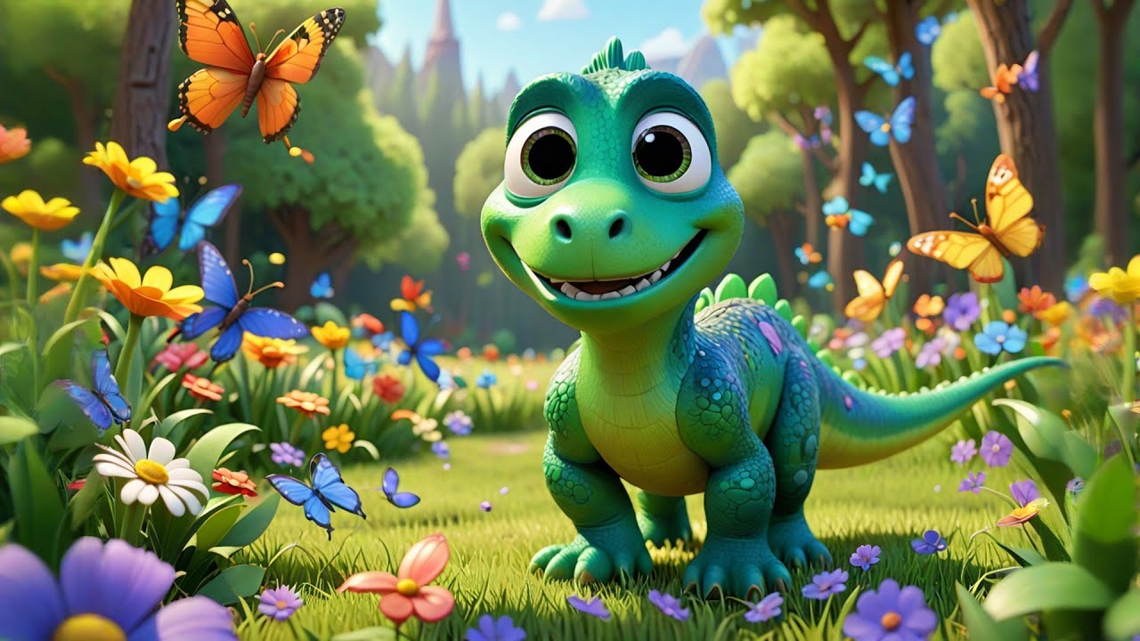 Run Run Dinosaur Fun | Exciting Dinosaur Song for Kids | Prehistoric Adventure Rhyme