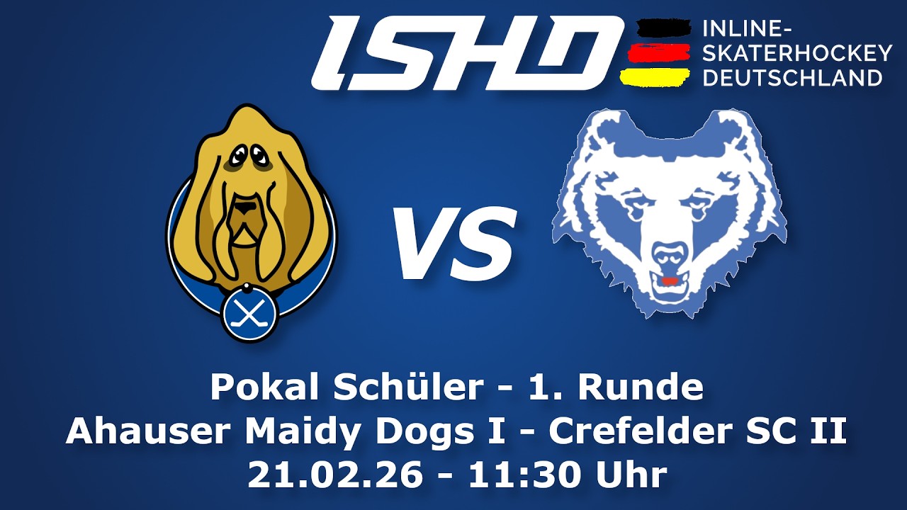 🎥Ahauser Maidy Dogs I - Crefelder SC II - Pokal Schüler 1. Runde 🏒🔥