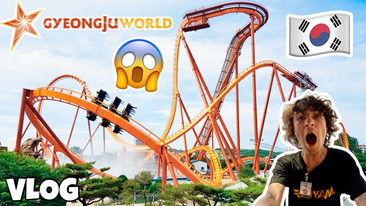 Покататься на самых безумных американских горках Кореи?! Gyeongju World &mdash; Кёнджу, Южная Корея | V...