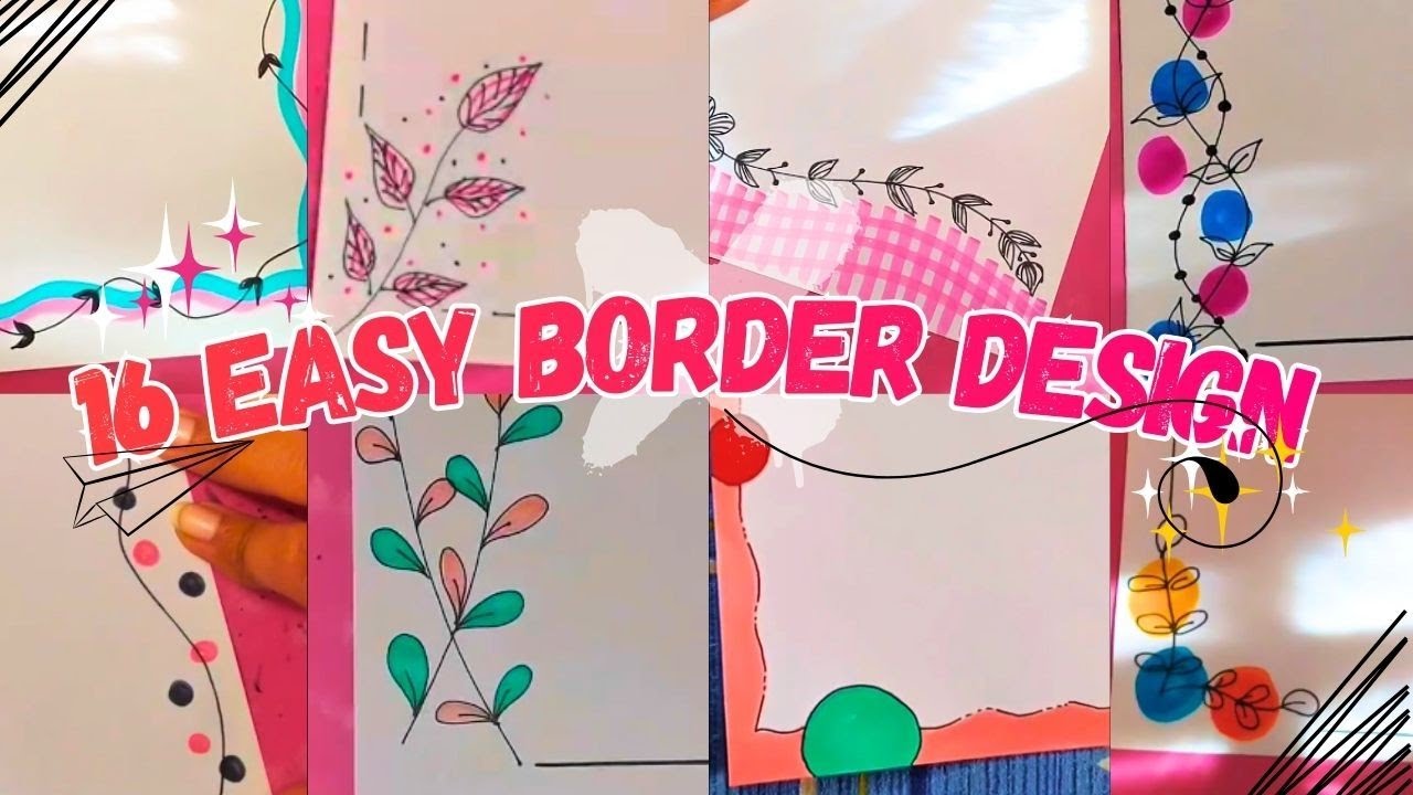 Easy Border Design for Project and Assignments 🤩