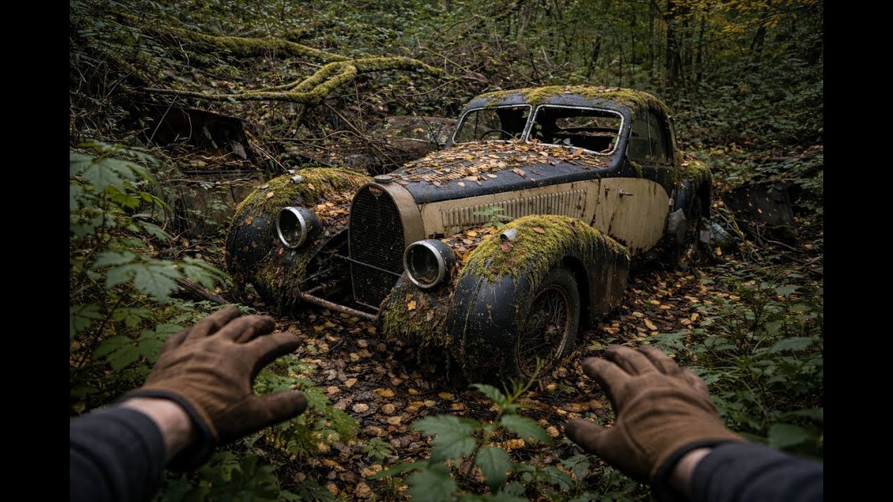 This Forgotten Vintage Car Was Left for Decades—Watch It Come Back to Life#beforeafter #vintagecars