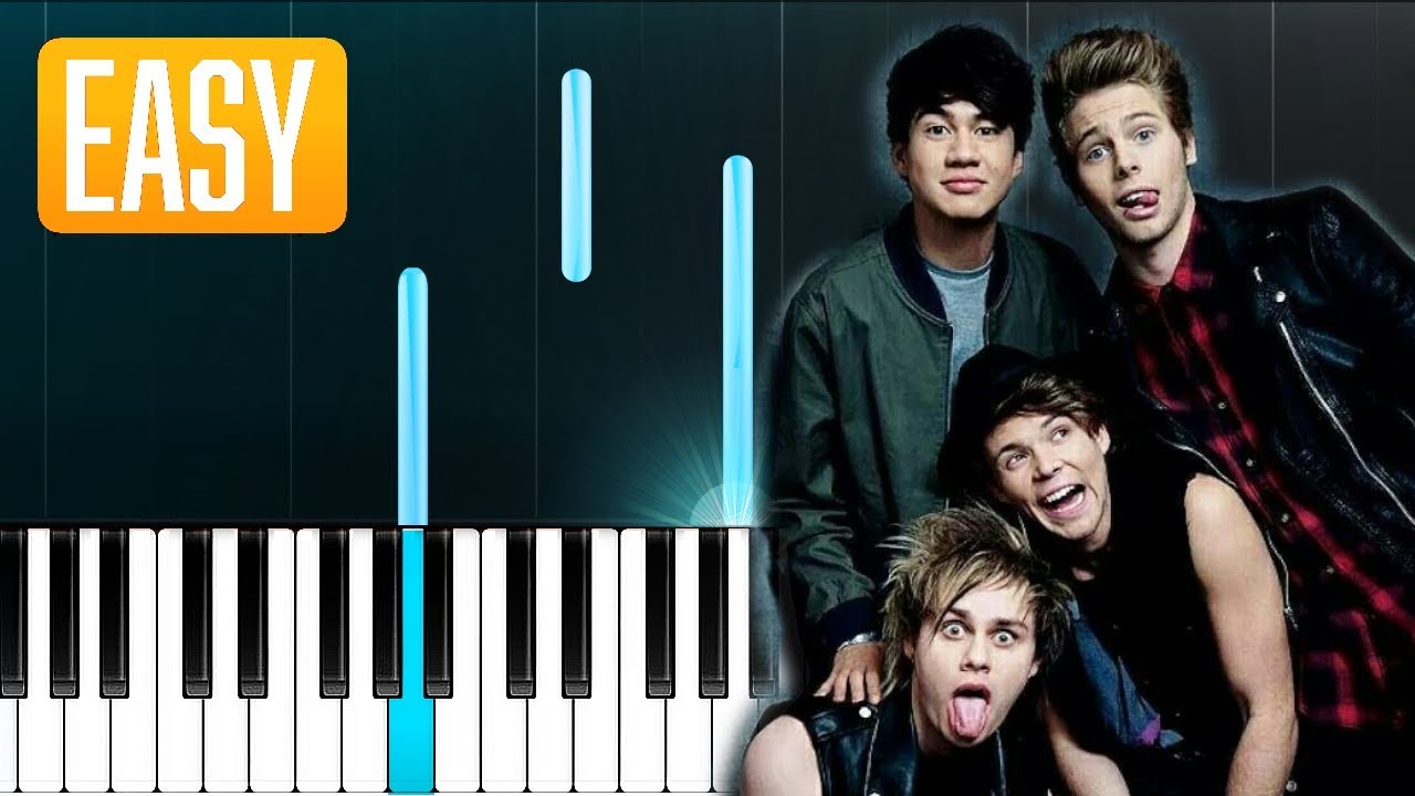 The Chainsmokers & 5 Seconds of Summer - Who Do You Love (100% EASY PIANO TUTORIAL