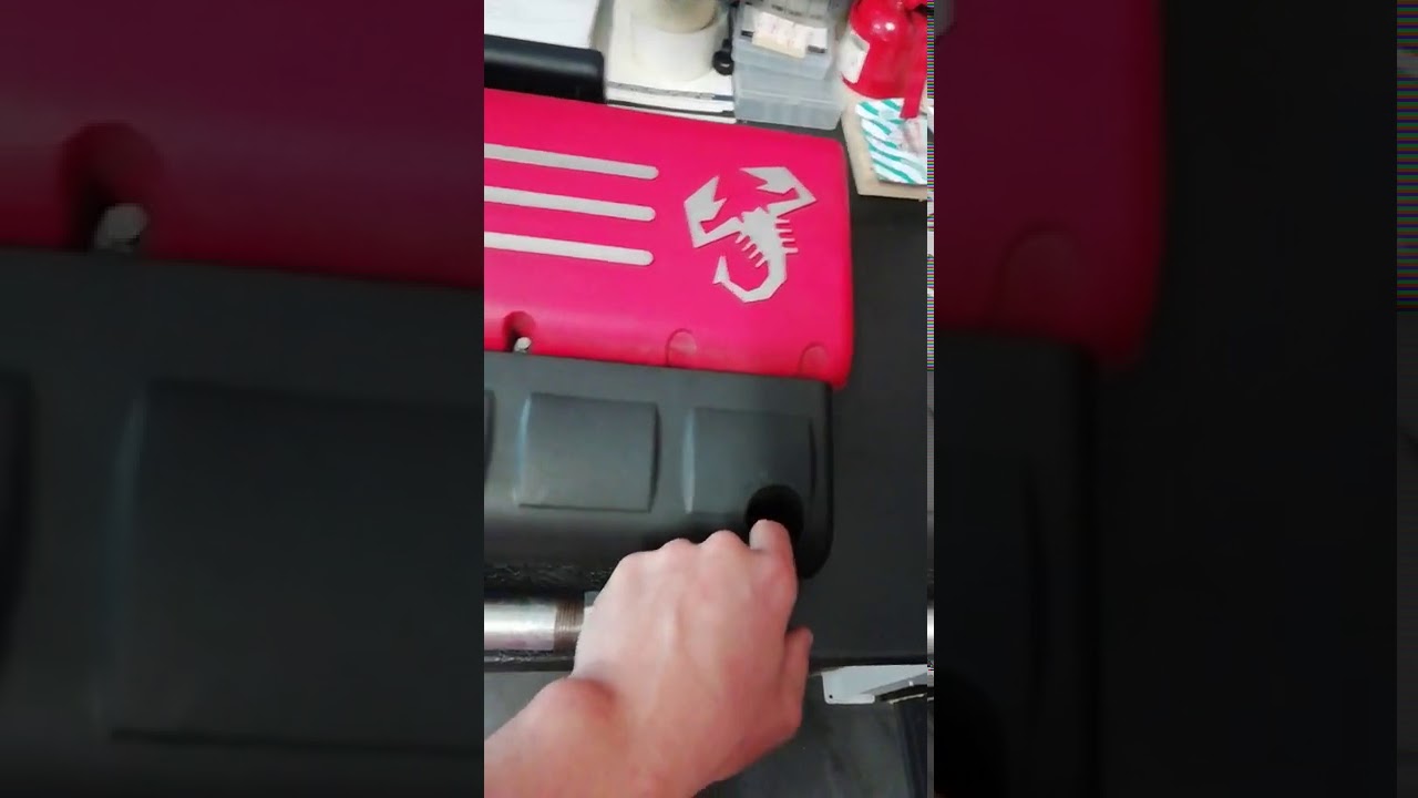 Smontaggio Catalizzatore Abarth 595 Competizione