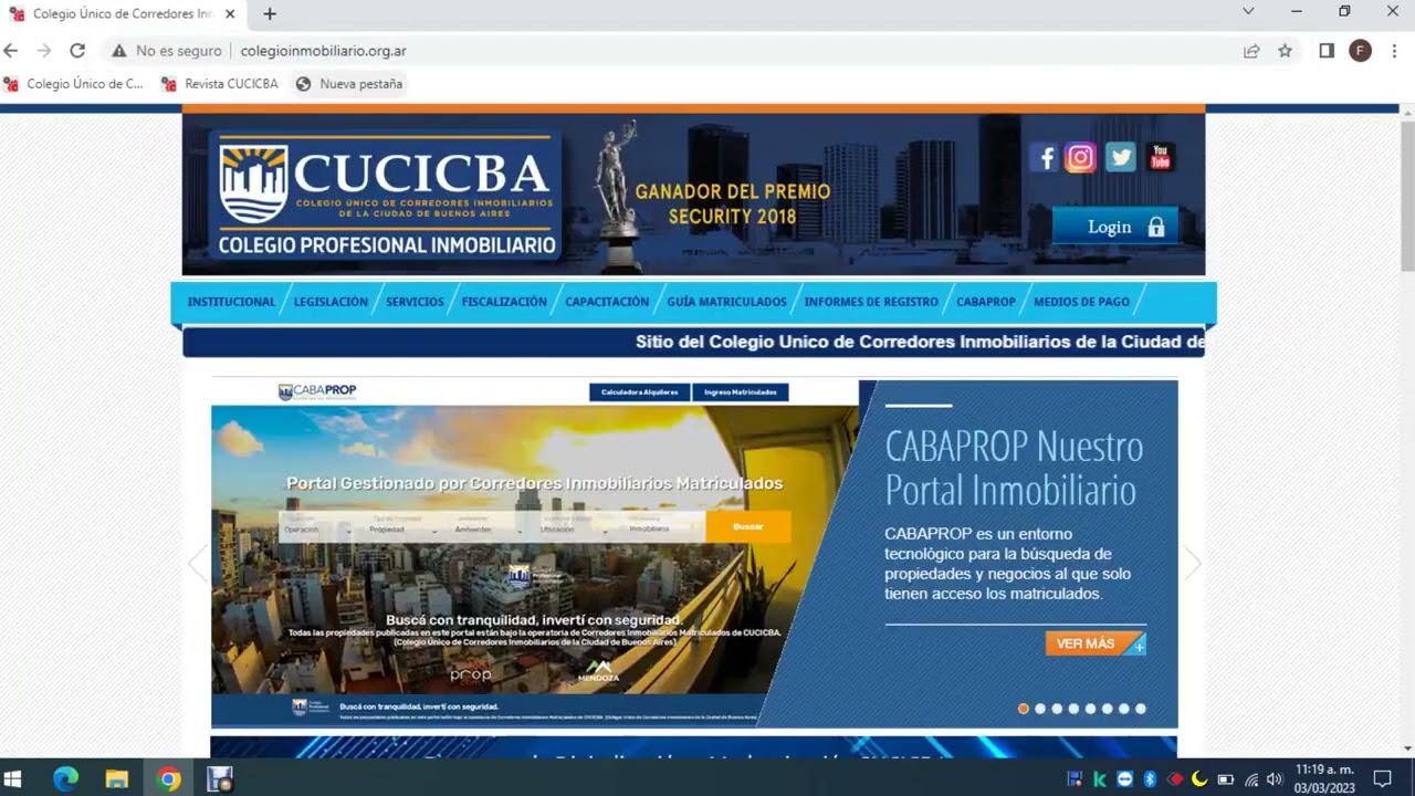 ESTRENO, Video instructivo para actualizar los datos en la web del Colegio, CPI TV CUCICBA