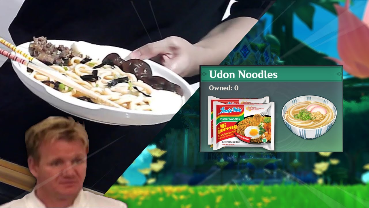 Making a Genshin Dish with Indomie (3am cursed cooking)