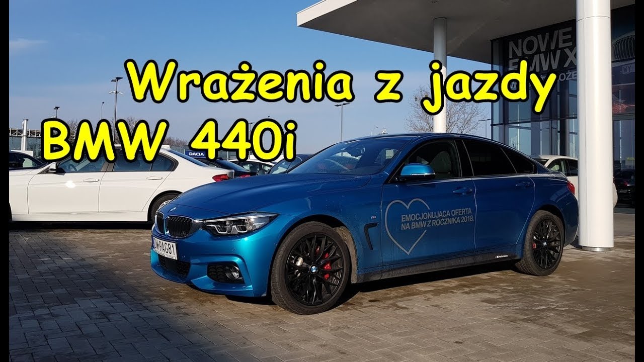 Wrażenia z jazdy BMW 440i Gran Coupe Xdrive 326KM test.