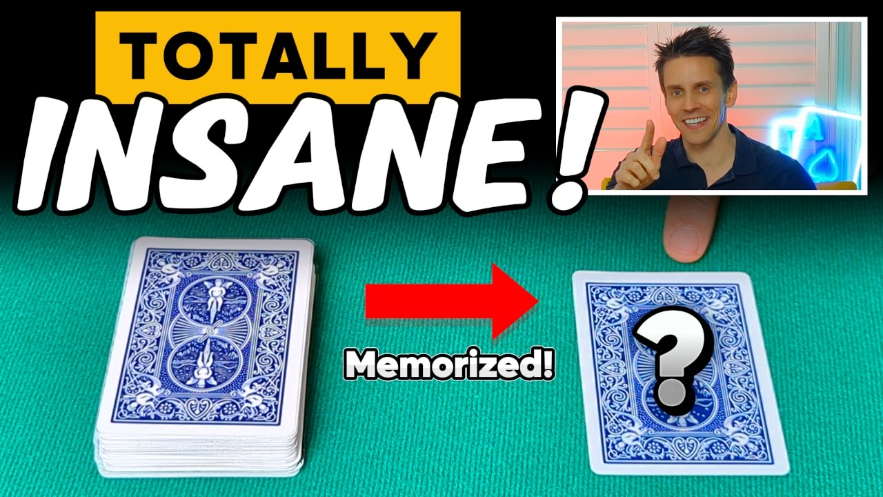 Unleash Your Photographic Memory With This Mind-blowing Self-working Card Trick!