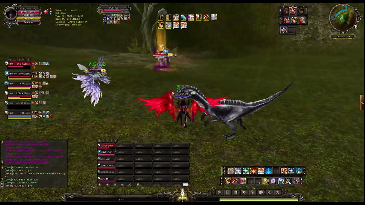 Shaiya TR   L-A-Z-O-V-I-C PvP and Santa Trolü Boss kesimi !