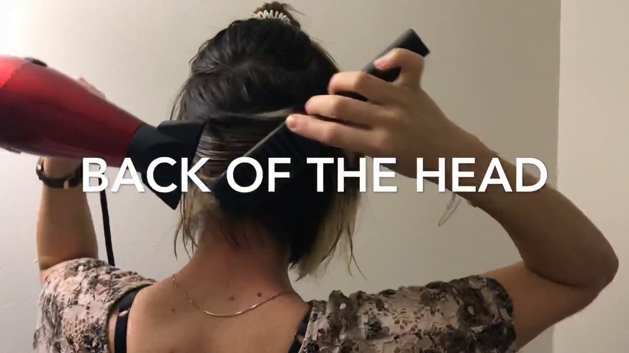 Back of Head Blowdry