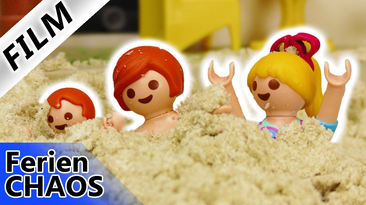 Playmobil Film Deutsch - IM SAND EINGEBUDDELT! UMZUG INS STRANDHAUS! Ferienchaos Familie Vogel