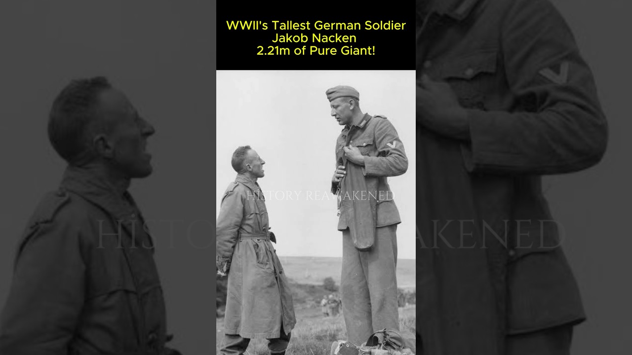 WWII&rsquo;s Towering Titan: Jakob Nacken Stood 2.21m Tall! #history #army #military #soldiers