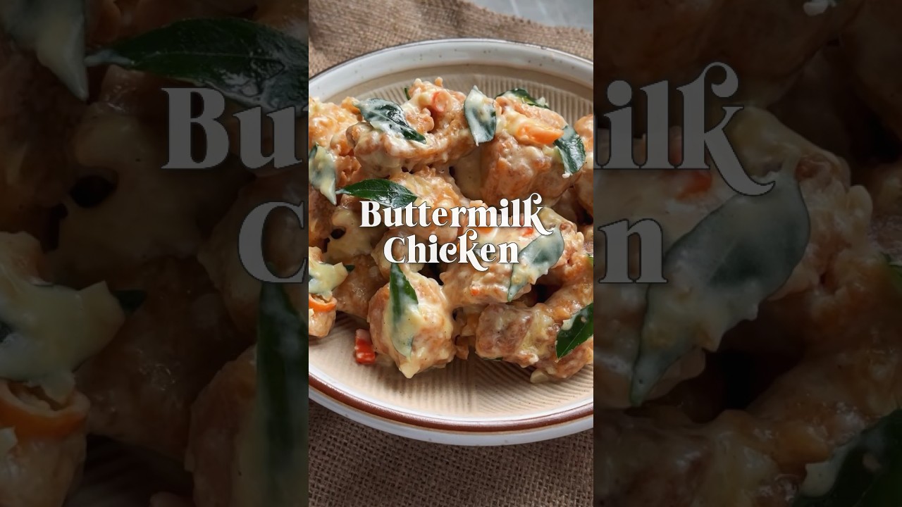 Buttermilk Chicken🌿🐓🧈  #resepayam #buttermilkchicken