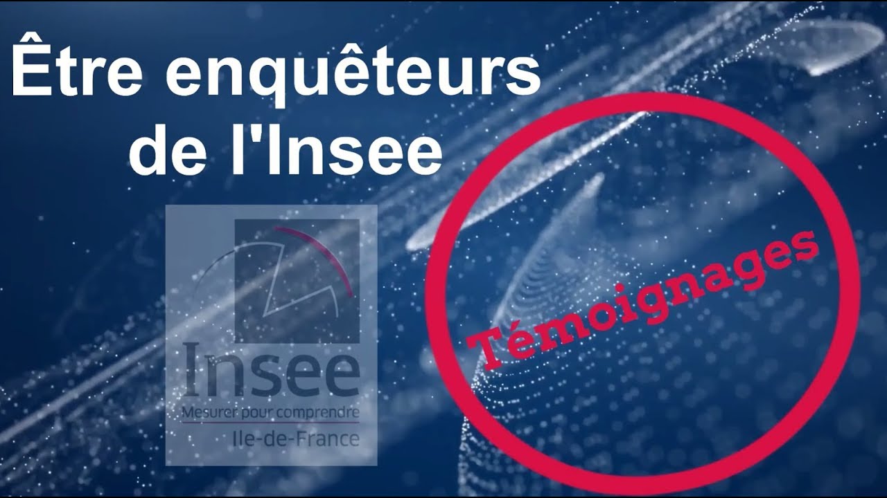 &Ecirc;tre enqu&ecirc;teurs de l'Insee