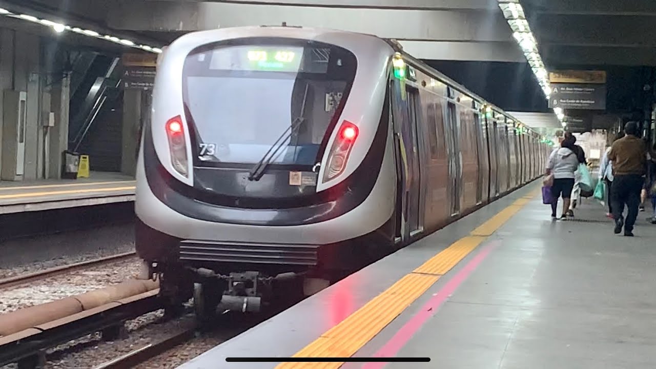 Metrô Rio | Da Central a Del Castilho no CRC série 4000