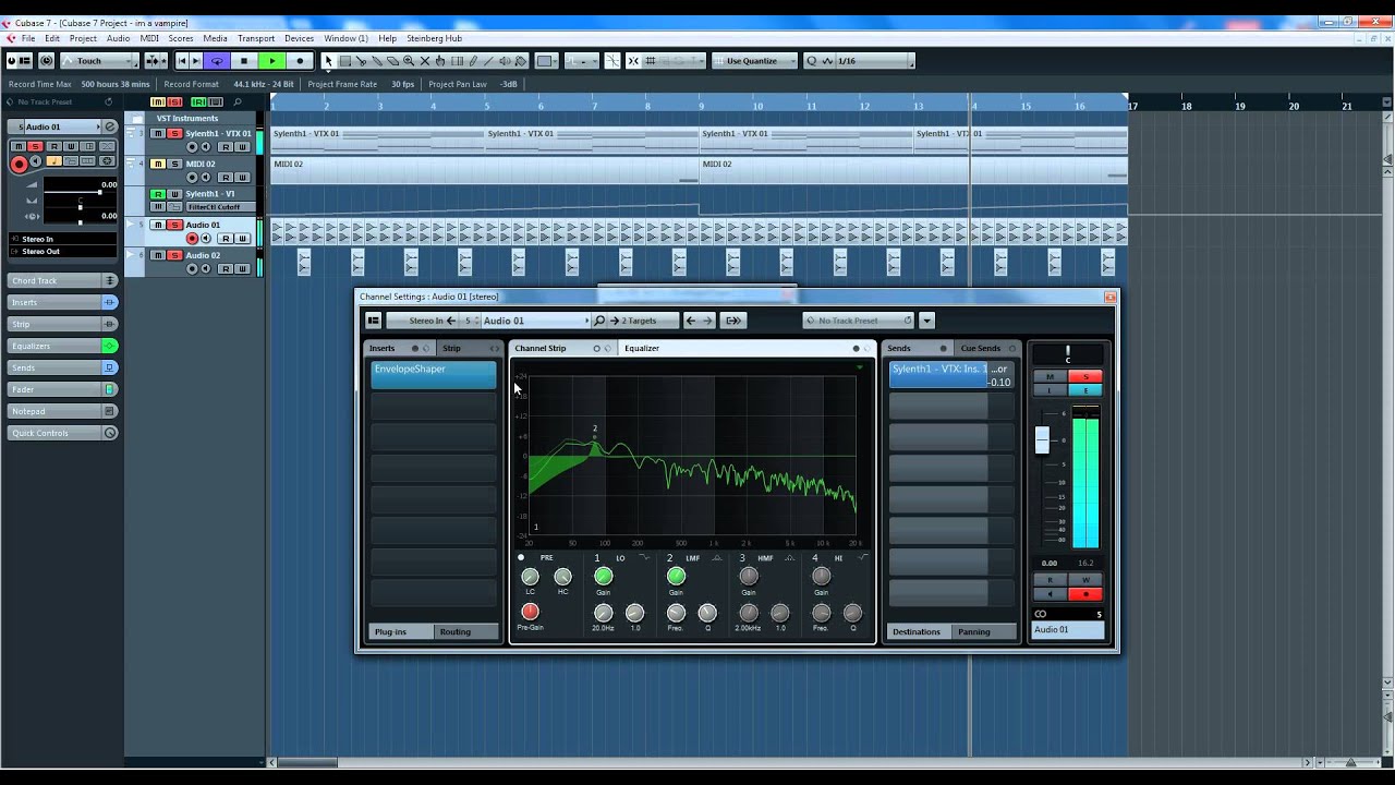 Cubase - Using a Kick & Snare in Dance music