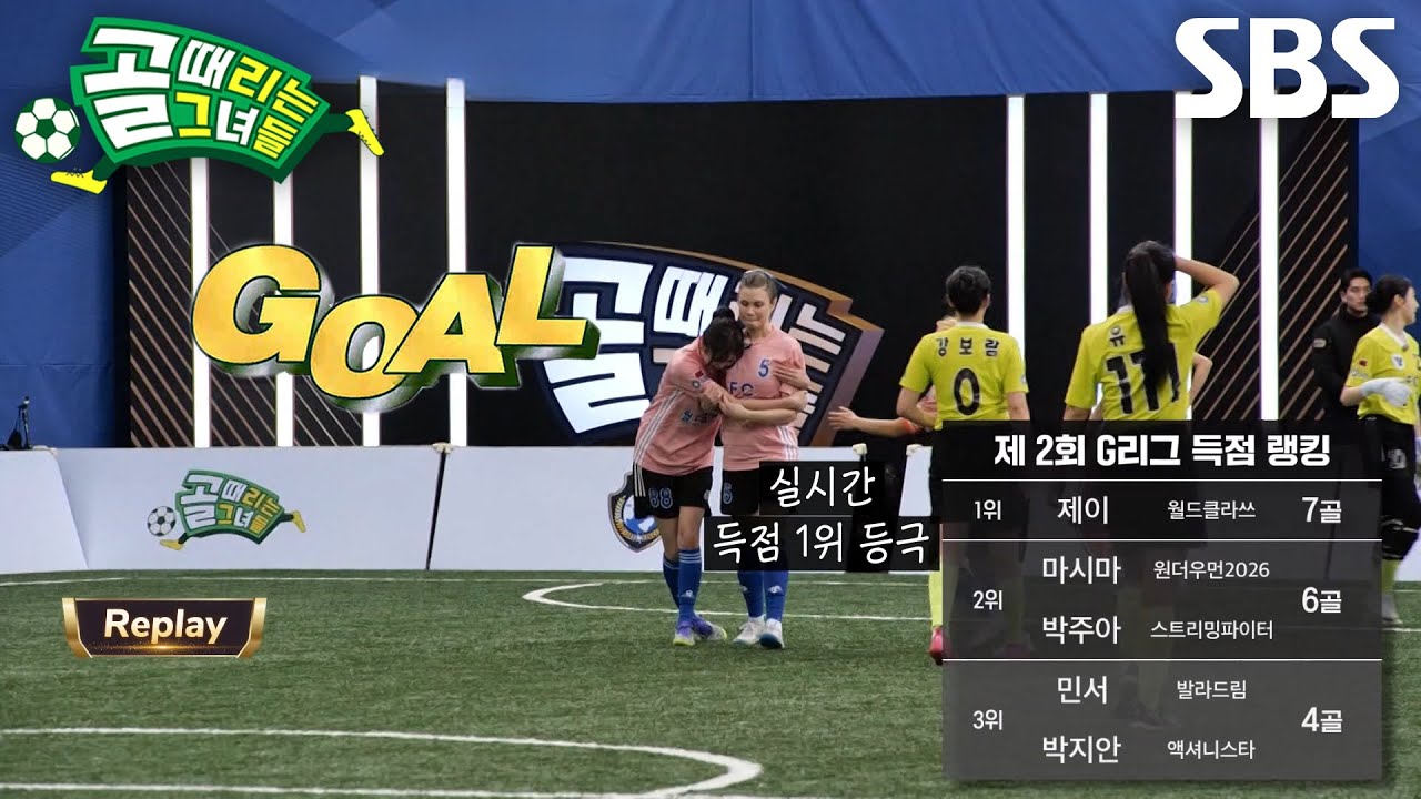 제이, 골키퍼 뚫는 강력 슈팅으로 포트트릭 달성하며 득점 1위 등극↗
