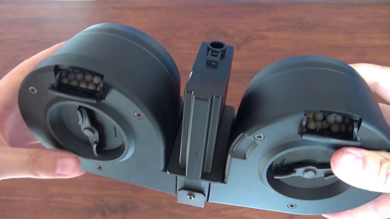 (Airsoft) M4 Twin Drum Hi-Cap Magazine Tokyo Marui