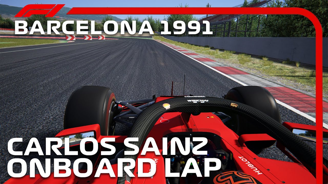 F1 2021 Old Circuit de Barcelona-Catalunya (1991) | Carlos Sainz Onboard | Assetto Corsa