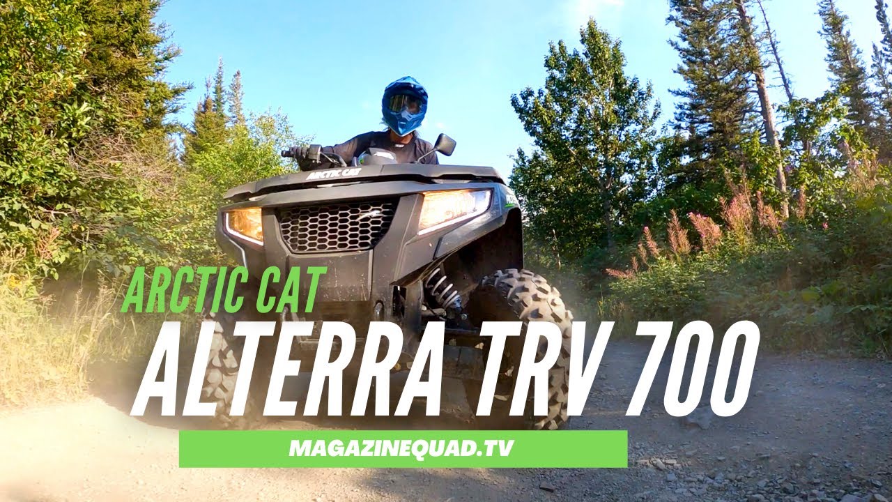 MagazineQuad.TV - Essai du Arctic Cat Alterra TRV 700