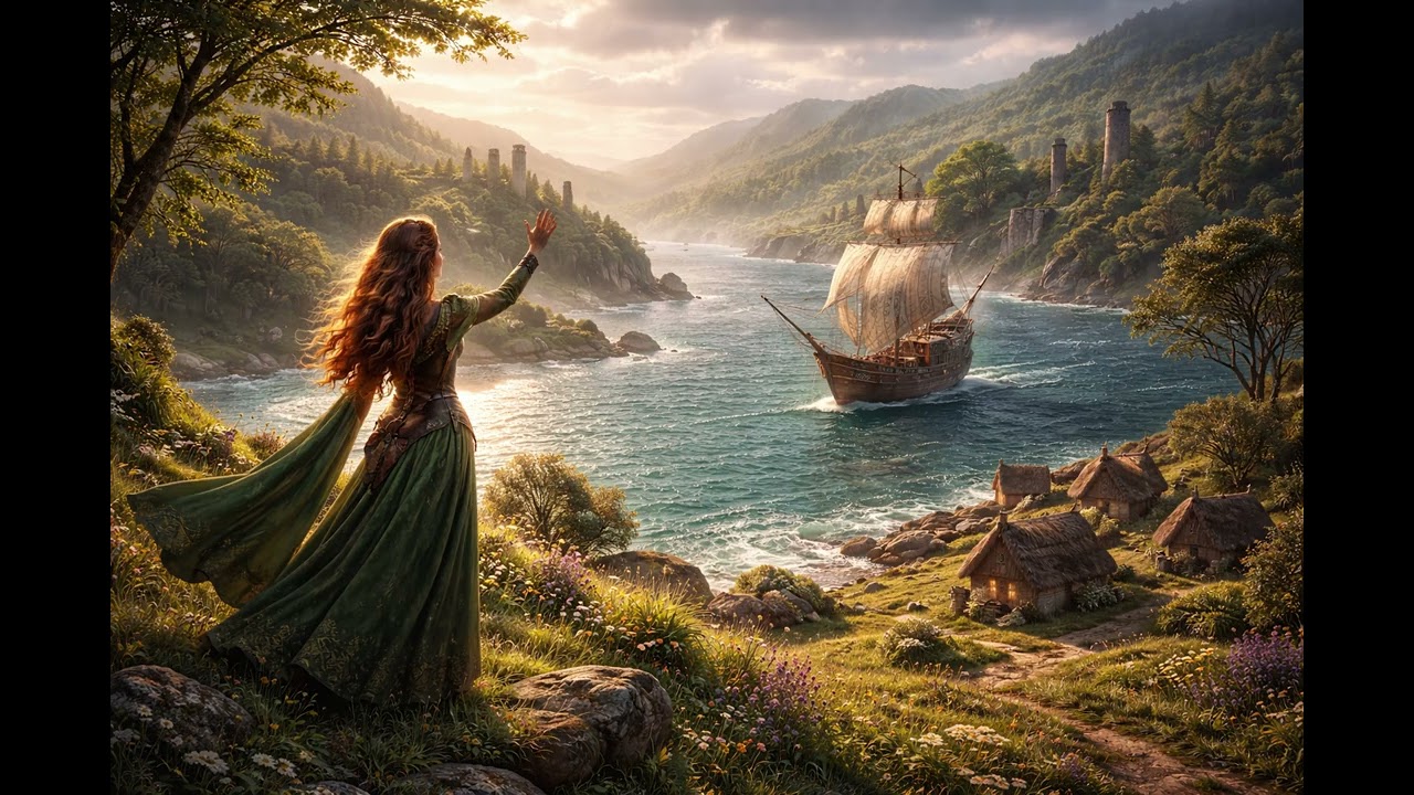 She Waves Across the Sea  Medieval Irish Music