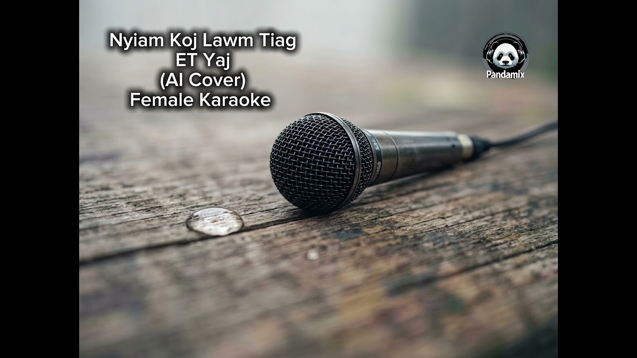 Nyiam Koj Lawm Tiag - ET Yaj (AI Cover) Female Karaoke