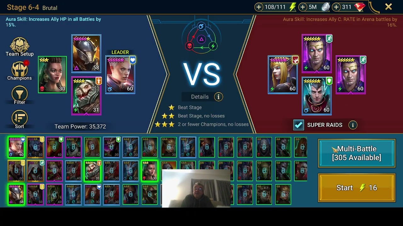 Raid Shadow Legends F2P Account 2026 Day 16: Making Headwsat Toward Ezio Rank 6