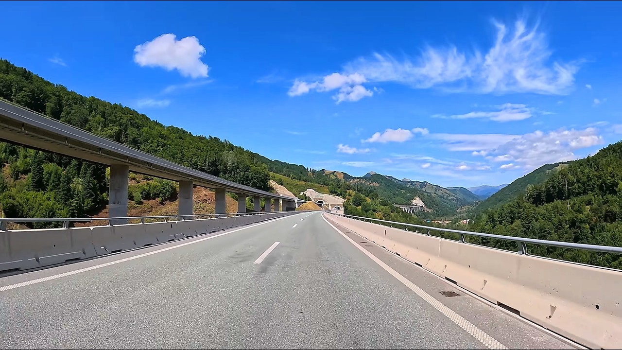 Scenic Drive from Podgorica to Kolasin | Montenegro Road Trip 2025