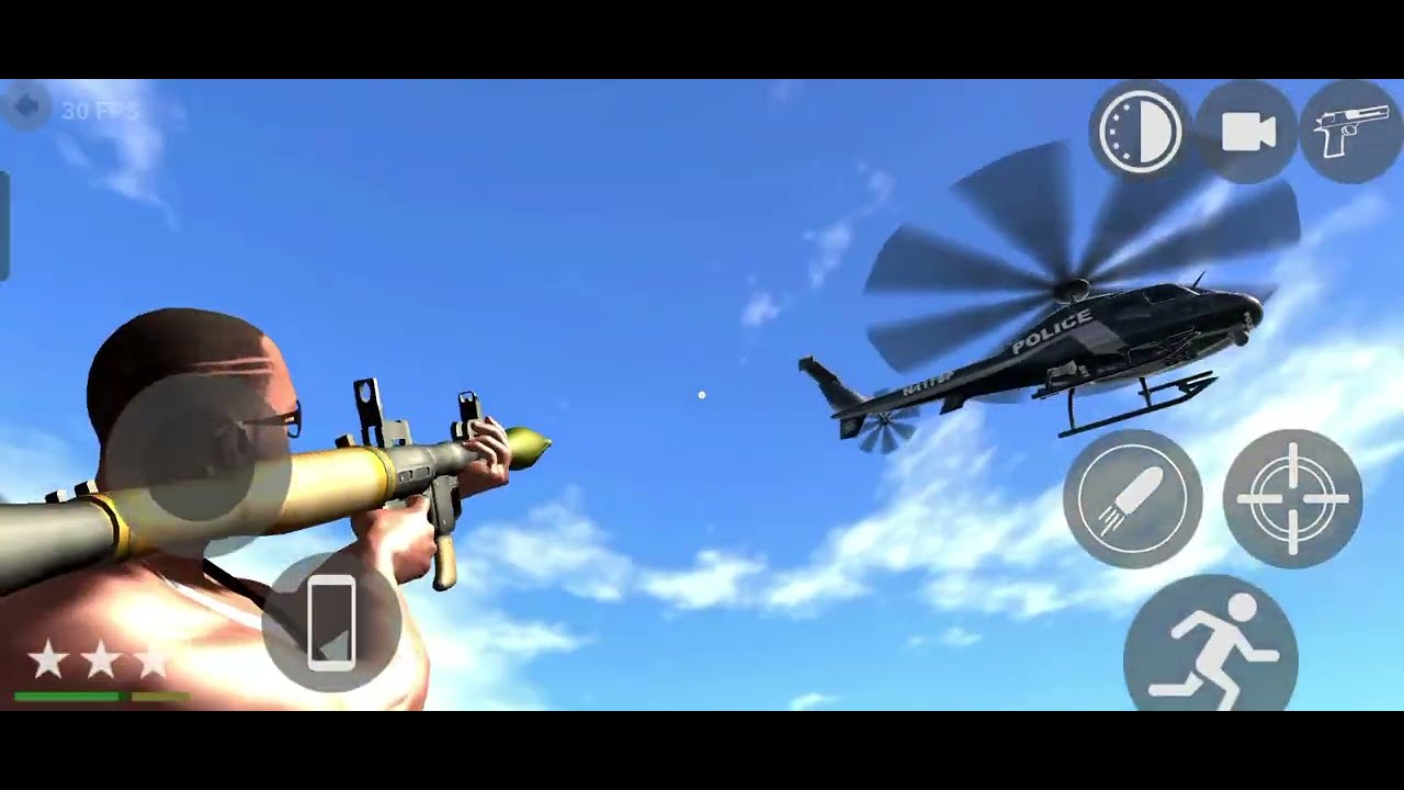Mobile GTA ACTION NEW UPDATE 🔥 | Franklin vs Police Station – Epic Helicopter Scene! 🚁😱