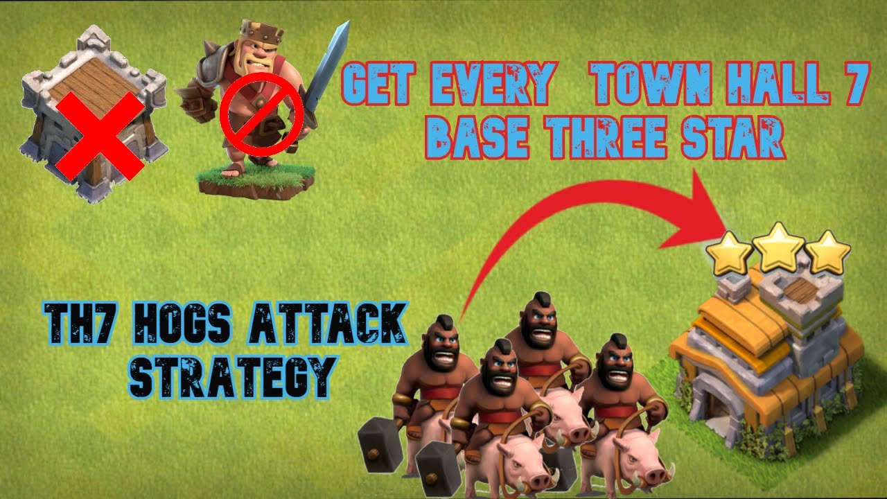 Th7 (Town Hall 7) Attack Strategy || Th7 Without Heroes Without CC Attack Strategy || Clash Of Clans