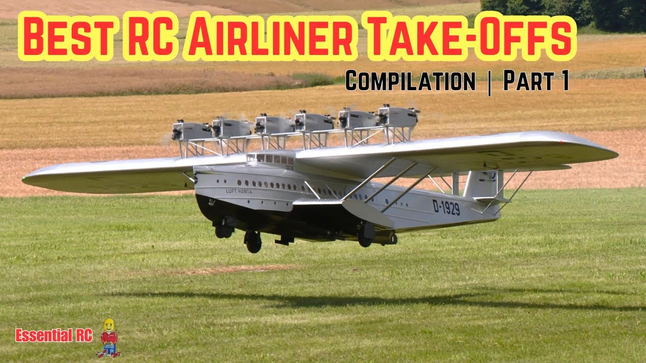 BEST COMPILATION of RC AIRLINER TAKE-OFFS 2024 | PART 1
