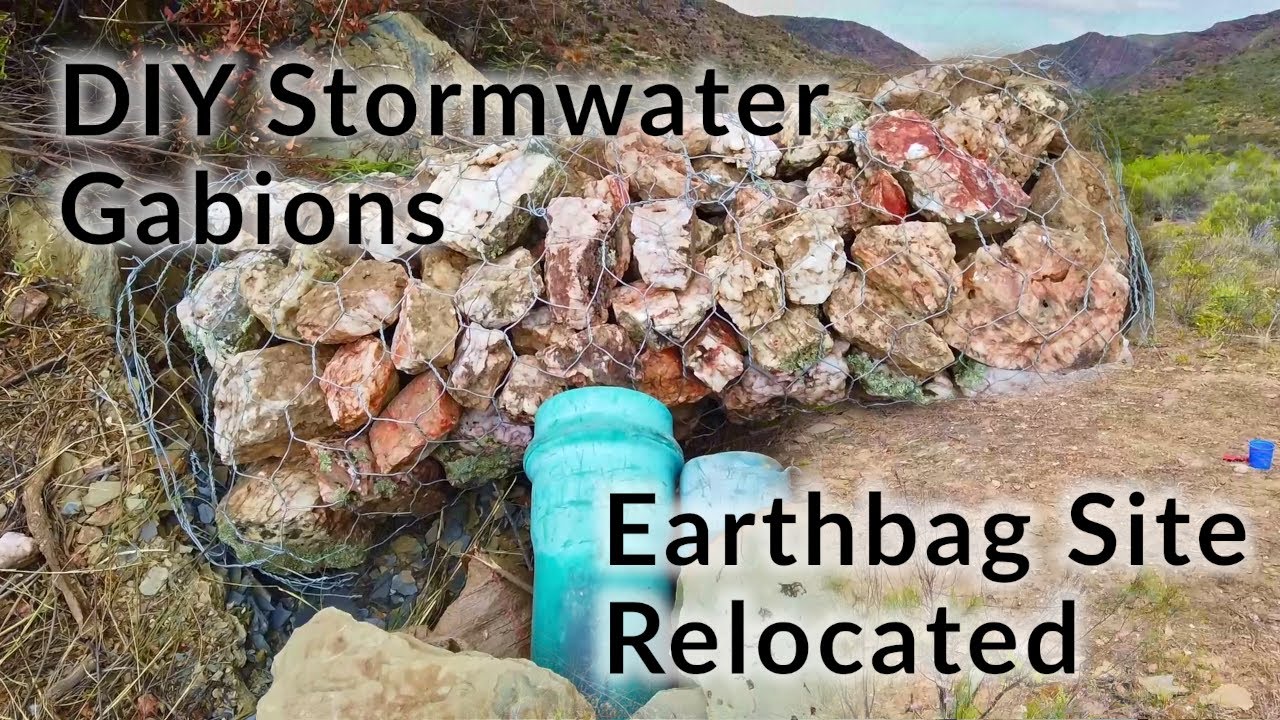 DIY Gabions for Erosion Control | We move the Earthbag Build site a bit